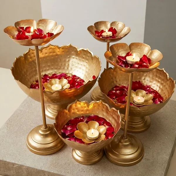 Gold_Brass_Diya_Stand_For_Pooja_Pack_Of_6
