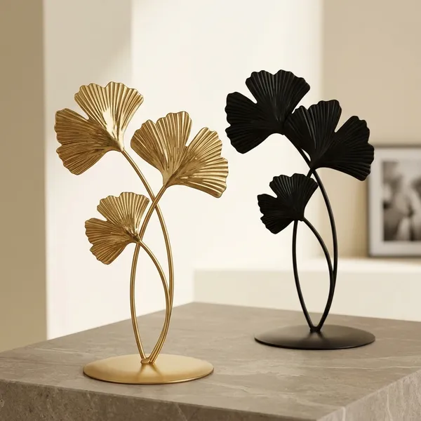 Gold_And_Black_Metal_Decorative_Showpiece_For_Home_Decor_Set_Of_2
