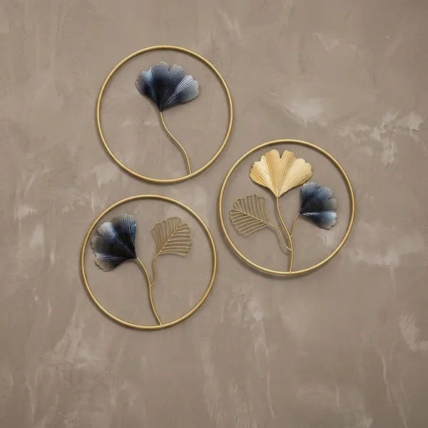Gold_And_Black_Metal_Wall_Art_For_Home_Decor_Set_Of_3