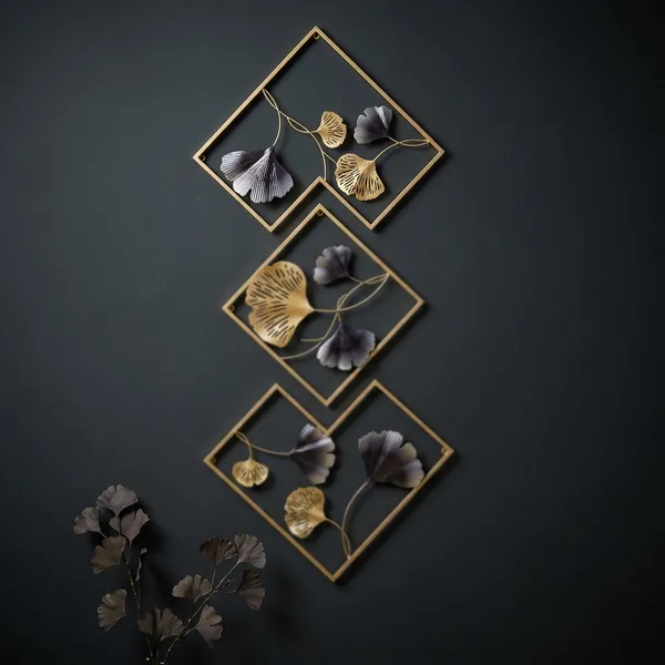 Gold_And_Grey_Metal_Wall_Art_For_Home_Decor_Set_Of_3