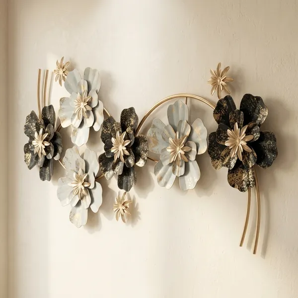 Silver_And_Gold_Metal_Wall_Art_For_Home_Decor