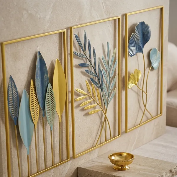 Gold_Metal_Wall_Art_For_Pooja_Set_Of_3