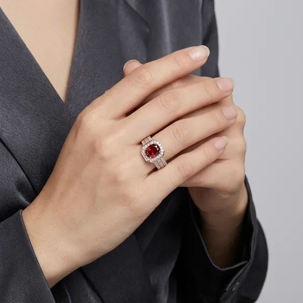 Golden_And_Red_Alloy_Cushion_Halo_Pave_Band_Ring_For_Women