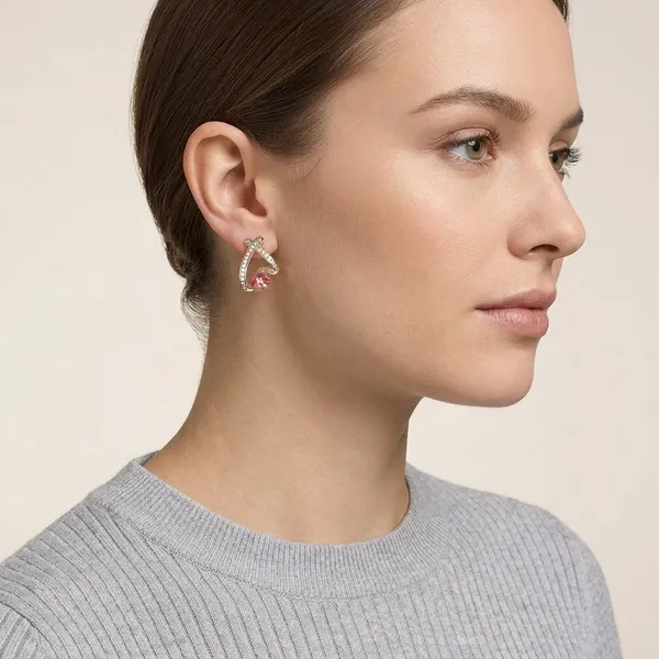 Pink_Crystal_Stone_Teardrop_Stud_Earrings_For_Women