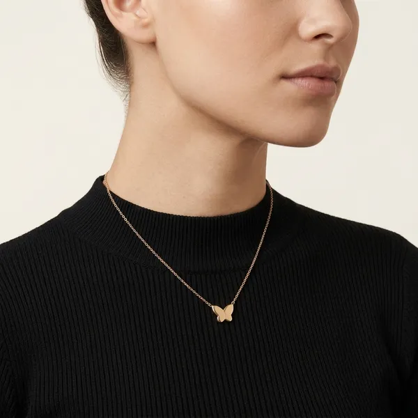 Gold_Alloy_Butterfly_Pendant_Chain_Necklace_For_Women