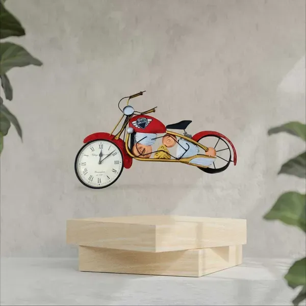Iron_Decorative_Red_Speed_Bike_Wall_Clock