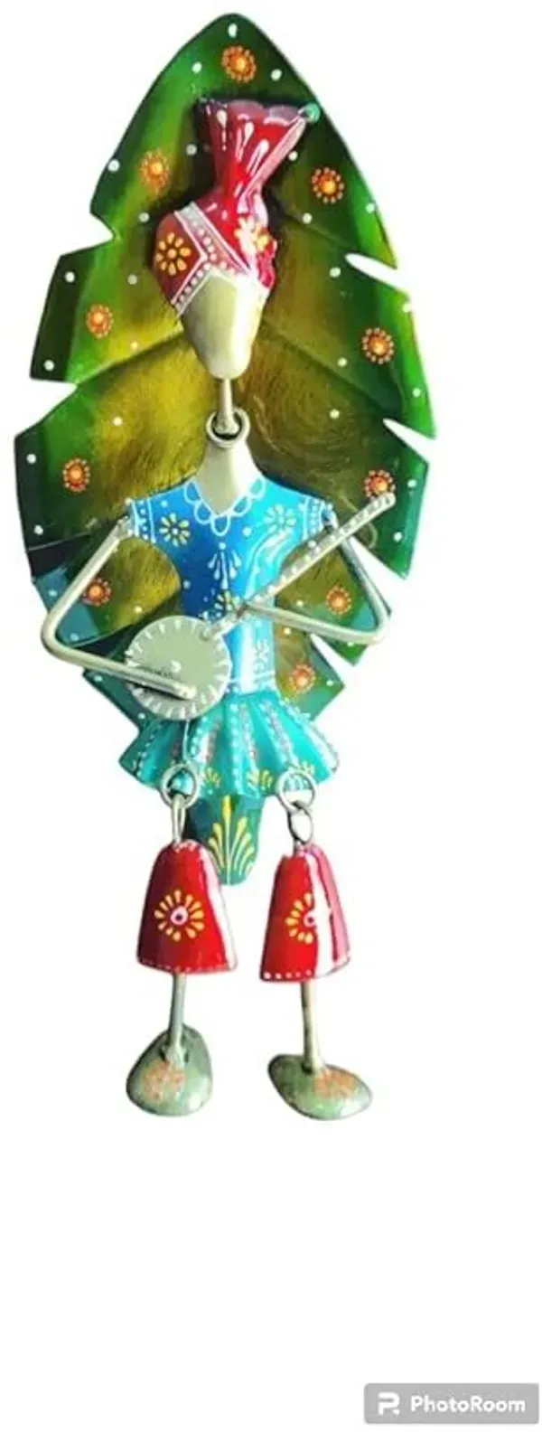 Iron_Teal_Lady_Musician_Wall_Art_Set_Of_3