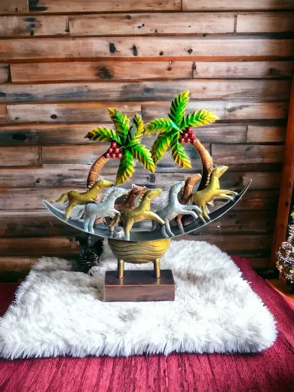 Iron_Gold_Seven_Running_Horses_Table_Decor