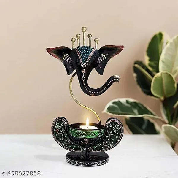 Iron_Handcrafted_Ganesha_Tealight_Holder