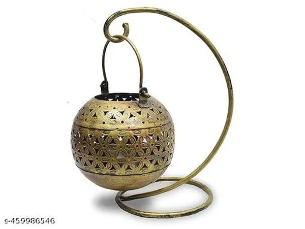 Iron_Decorative_Gold_Tealight_Showpiece