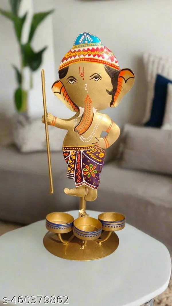 Iron_Devotional_Ganesha_Tealight_Holder