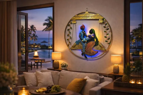 Iron_Handcrafted_Radha_Krishna_Jhula_LED_Round_Wall_Art