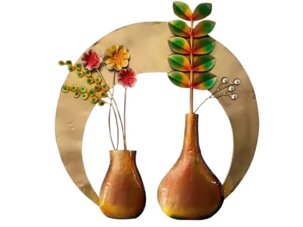Iron_Modern_Gold_Frame_Floral_Vase_Wall_Art