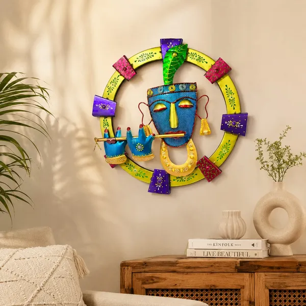 Metal_Krishna_Wall_Art