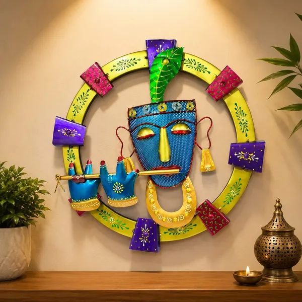 Metal_Krishna_Wall_Art
