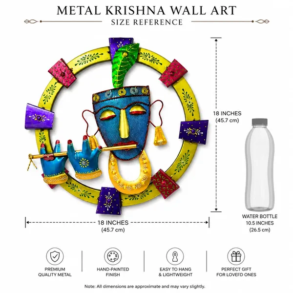 Metal_Krishna_Wall_Art