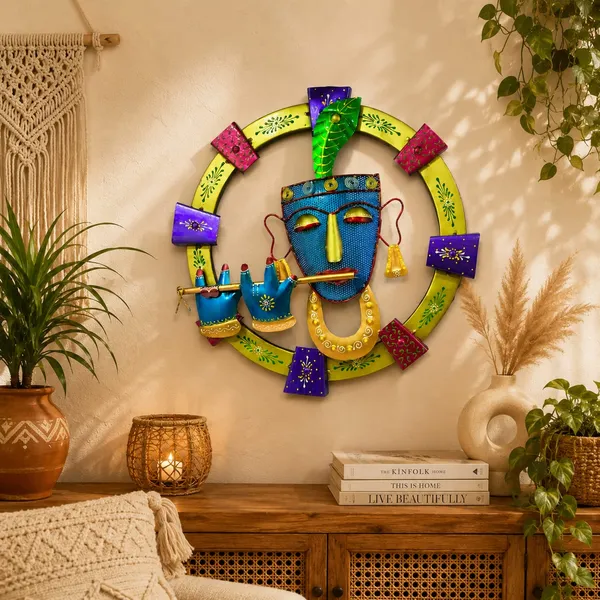 Metal_Krishna_Wall_Art