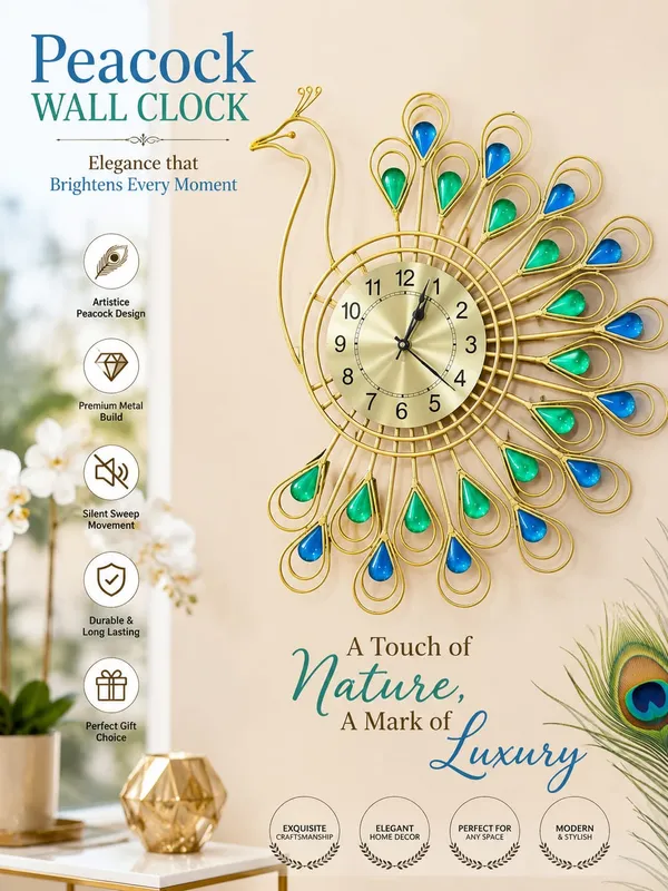 Peacock_Analog_Wall_Clock