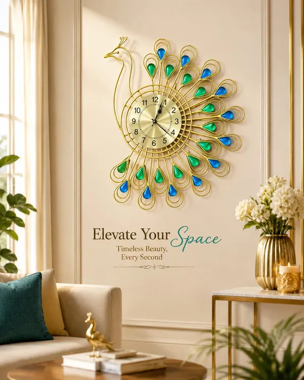 Peacock_Analog_Wall_Clock
