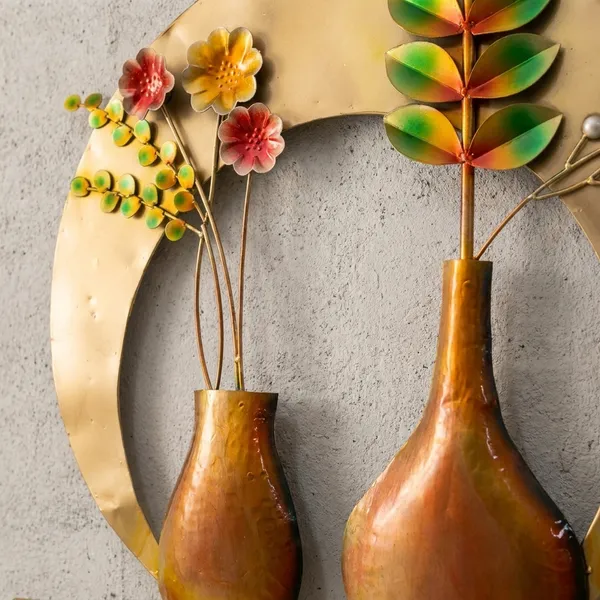 Iron_Modern_Gold_Frame_Floral_Vase_Wall_Art