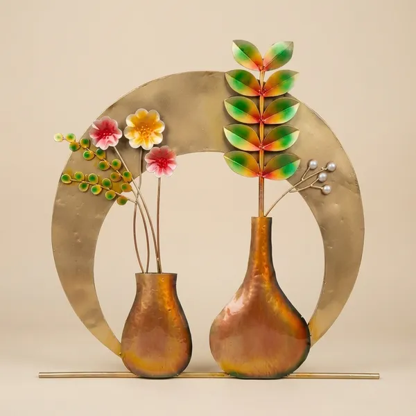 Iron_Modern_Gold_Frame_Floral_Vase_Wall_Art