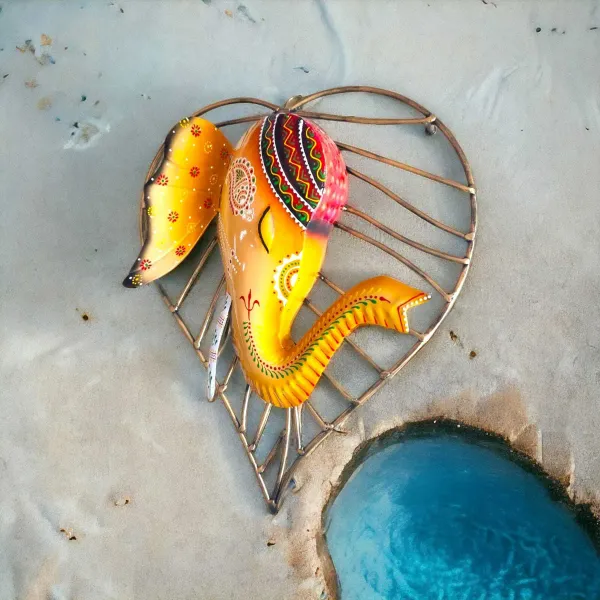 Iron_Devotional_Yellow_And_Gold_Ganesha_Decorative_Showpiece