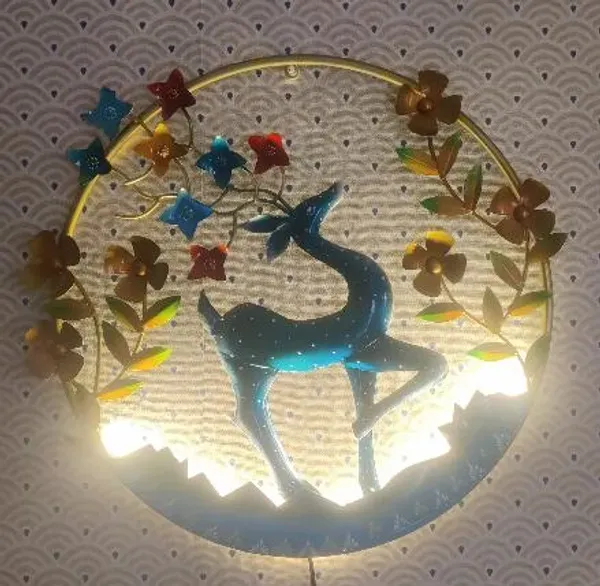 Iron_Floral_Dancing_Deer_Wall_Art