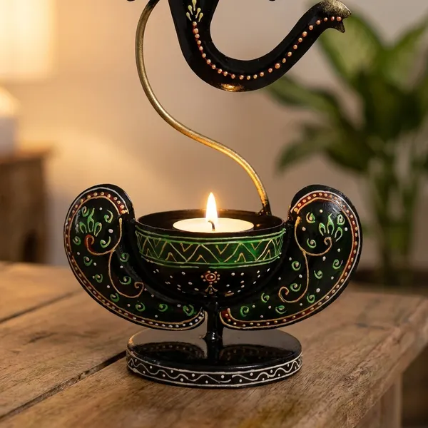 Iron_Handcrafted_Ganesha_Tealight_Holder