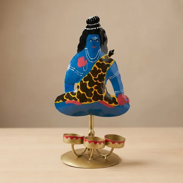 Iron_Devotional_Shiva_Tealight_Holder