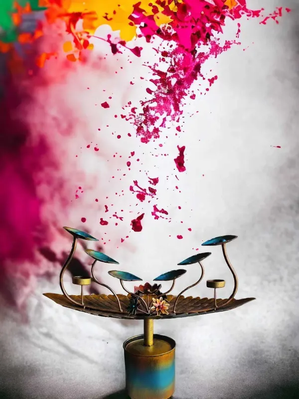 Iron_Gold_Battery_Powered_Indoor_Water_Fountain