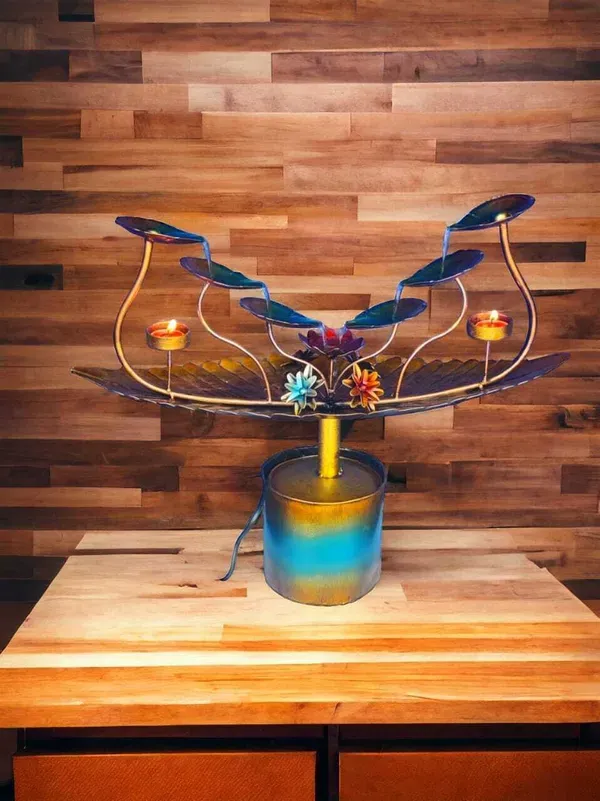 Iron_Gold_Battery_Powered_Indoor_Water_Fountain