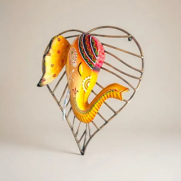 Iron_Devotional_Yellow_And_Gold_Ganesha_Decorative_Showpiece