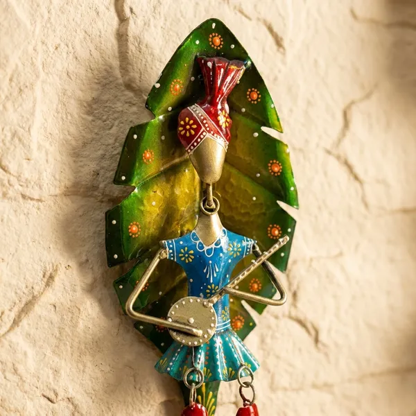 Iron_Teal_Lady_Musician_Wall_Art_Set_Of_3