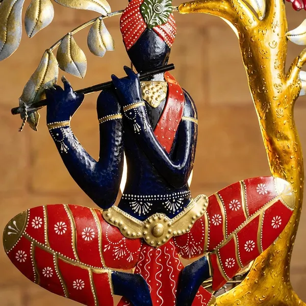 Iron_Devotional_Gold_Multicolor_Lord_Krishna_LED_Wall_Art