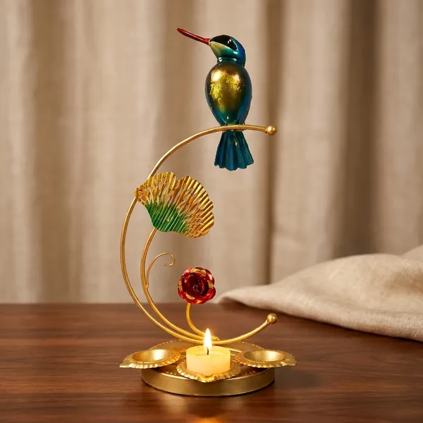Iron_Decorative_Gold_Kingfisher_Bird_Tealight_Holder