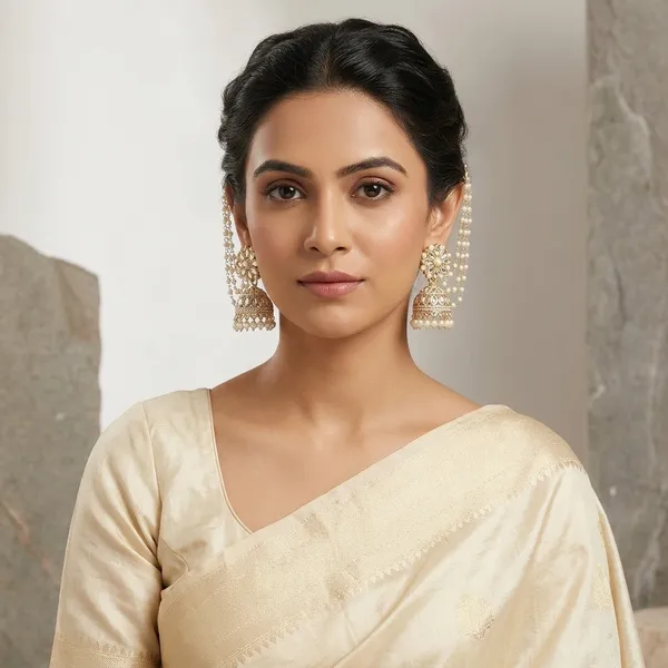 Gold_Pearl_Floral_Stud_Jhumka_Earrings_For_Women