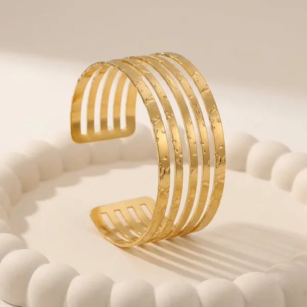 Gold_Tone_Multi_Layer_Open_Cuff_Bracelet_for_Women