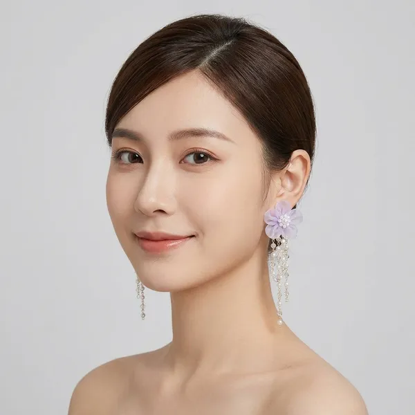 Purple_Floral_Crystal_Drop_Earrings_for_Women