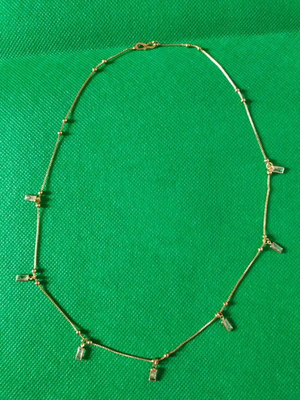 Gold_Baguette_Crystal_Charm_Necklace_For_Women