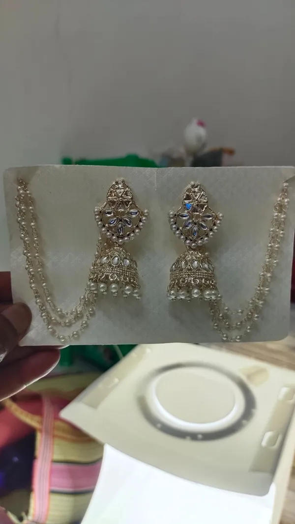 Silver_Pearl_Filigree_Jhumka_Earrings_For_Women