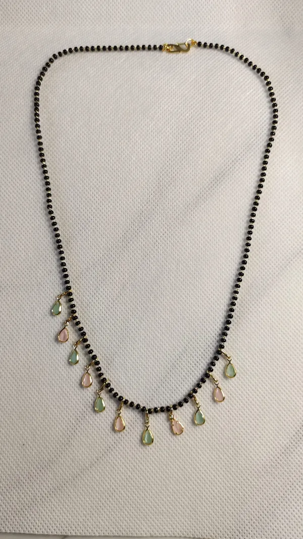 Black_Beaded_Mangalsutra_Multicolor_Stone_Drop_Necklace_For_Women