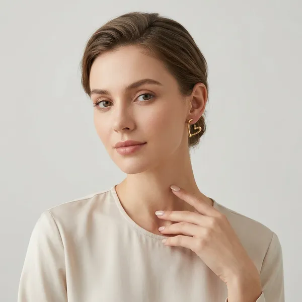 Gold_Plated_Heart_Shaped_Hoop_Earrings_for_Women