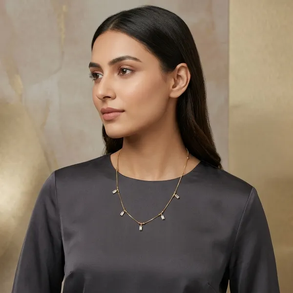 Gold_Baguette_Crystal_Charm_Necklace_For_Women