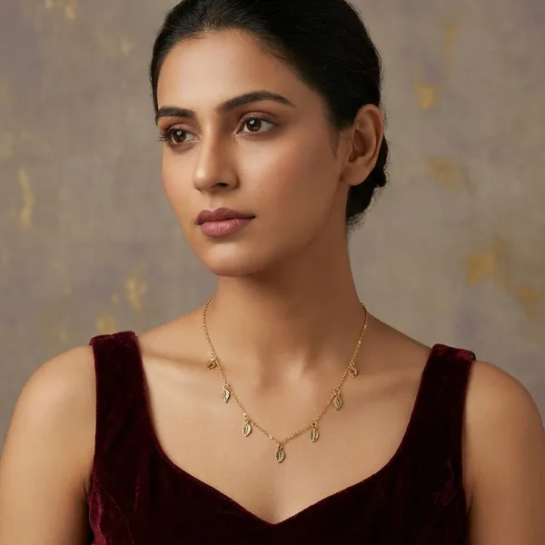 Gold_Plated_Leaf_Charm_Delicate_Chain_Necklace_for_Women