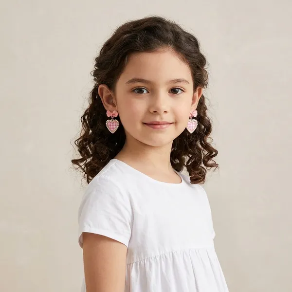 Pink_Bow_Heart_Charm_Drop_Earrings_for_Girls