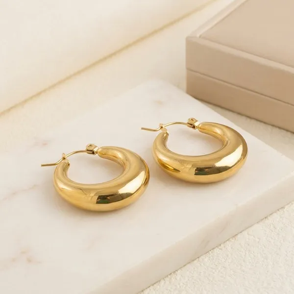 Gold_Plated_Chunky_Hoop_Earrings_for_Women