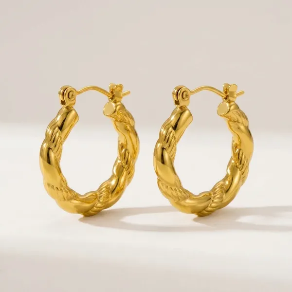 Gold_Twisted_Hoop_Earrings_for_Women