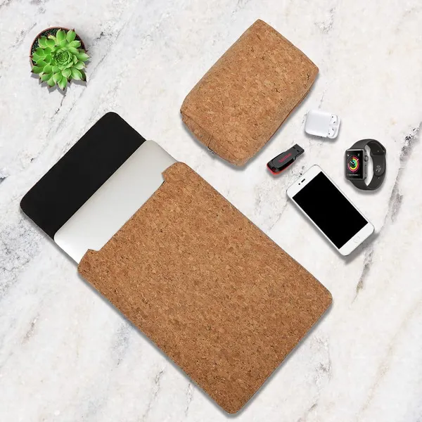 Enthopia_15_15_4_Inch_Slim_Laptop_Sleeve_For_15_Inch_Macbooks_Other_15_Inch_Slim_Laptops_Protective_Cover_With_Organiser_Pouch_For_Mouse_Charger_Hard_Disk_Pen_Drive_Etc_Plain_Cork