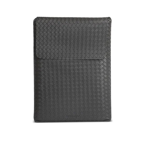 Enthopia_13_Inch_Laptop_Sleeve_For_13_13_3_Inch_Macbooks_Other_Slim_Laptops_Sleeve_With_Organiser_Pouch_For_Mouse_Charger_Hard_Disk_Pen_Drive_Etc_Vegan_Leather_Chequered_Grey
