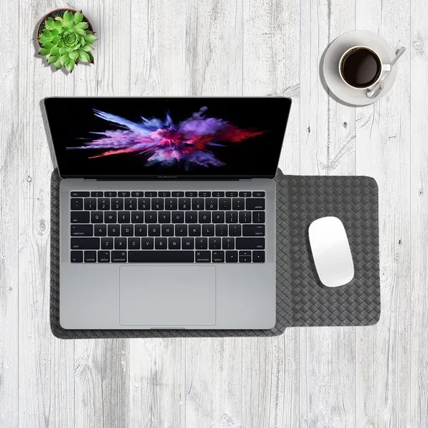 Enthopia_13_Inch_Laptop_Sleeve_For_13_13_3_Inch_Macbooks_Other_Slim_Laptops_Sleeve_With_Organiser_Pouch_For_Mouse_Charger_Hard_Disk_Pen_Drive_Etc_Vegan_Leather_Chequered_Grey